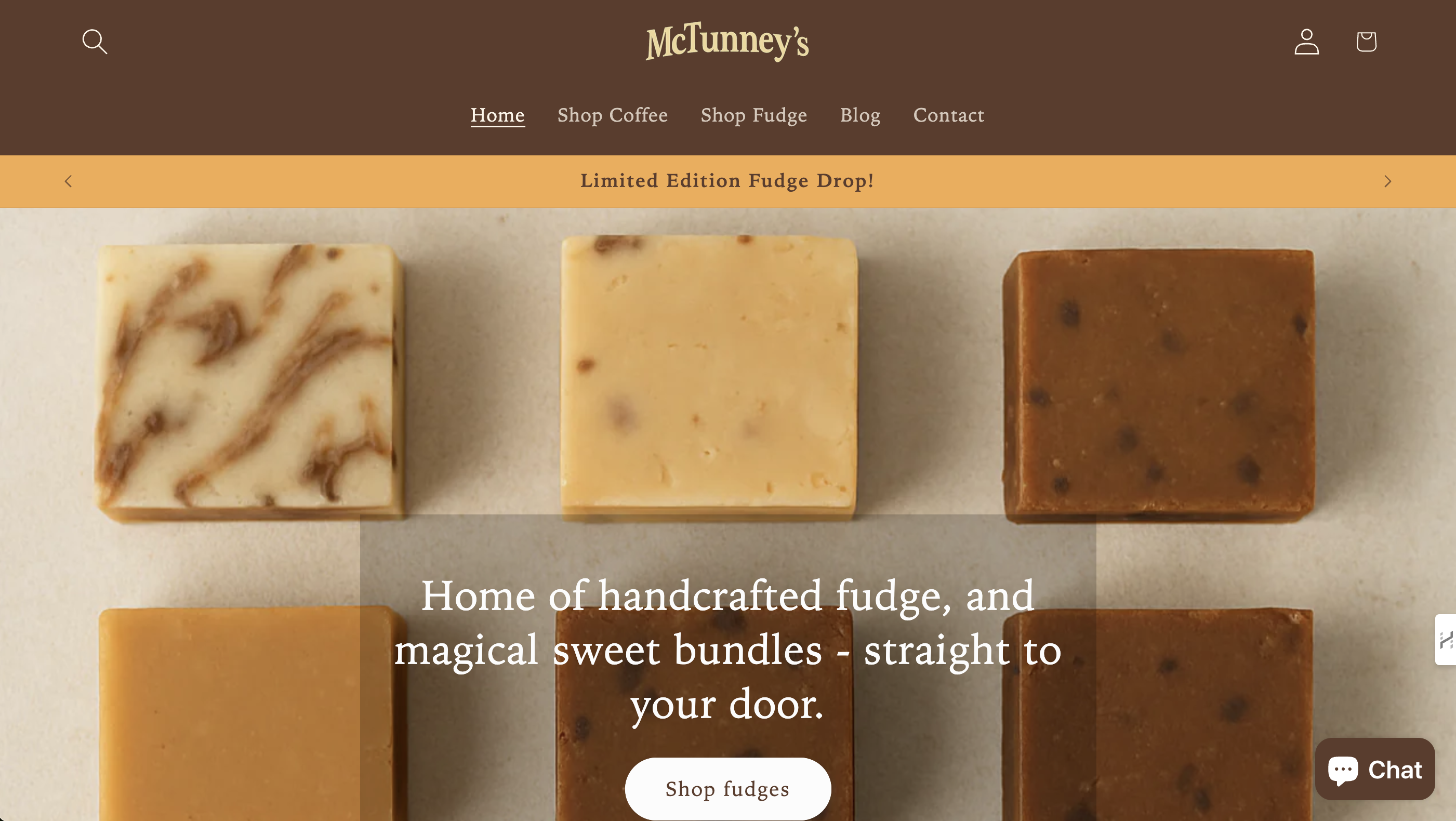 McTunney's: Custom Shopify Store