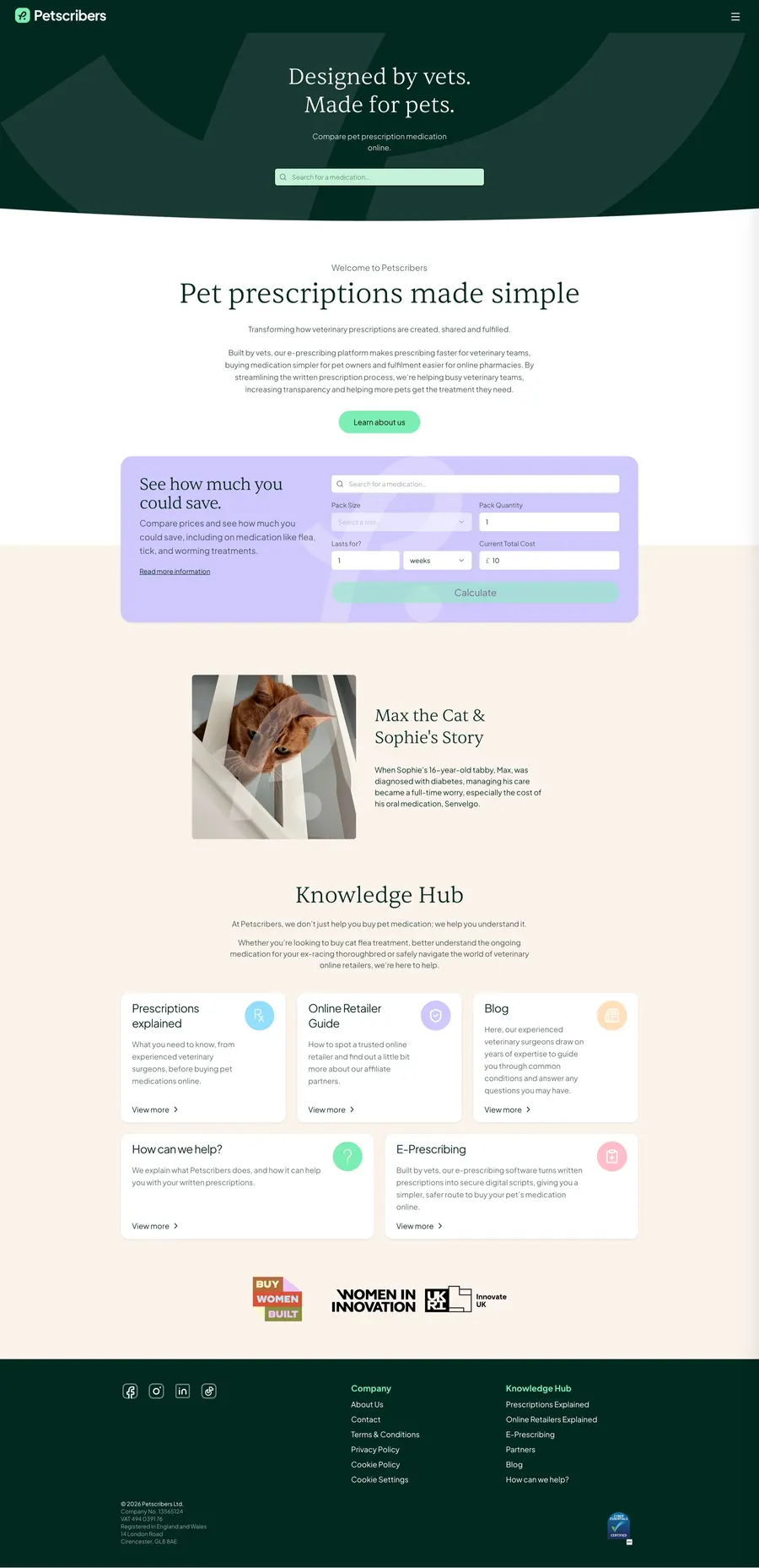 Petscribers: Pet Medication Search & Savings Platform, screenshot 2