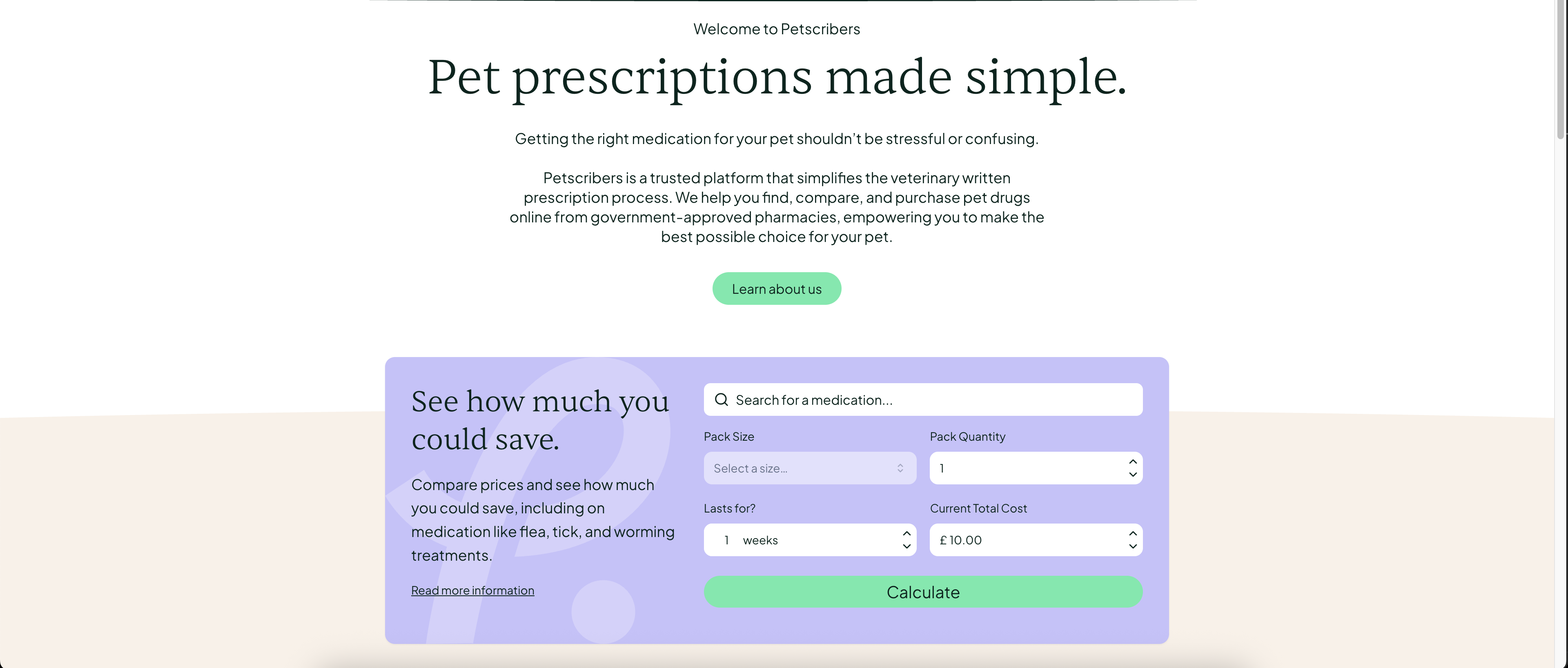 Petscribers: Pet Medication Search & Savings Platform