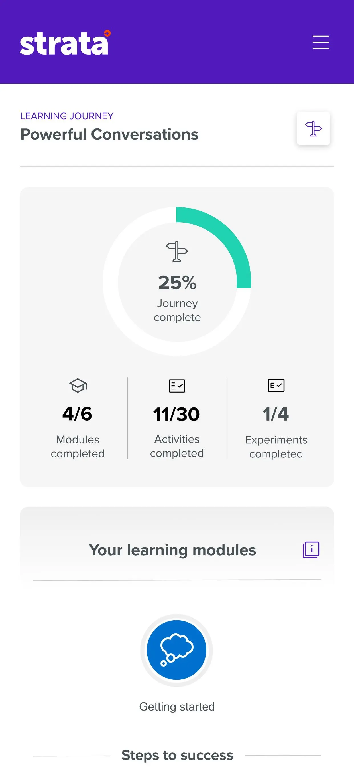 Strata by Accenture: Leadership Development App